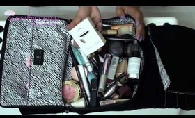 Whats In My bag Travel Makeup Bag How To pack Makeup For Travel