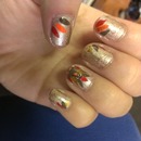 nails for thanksgiving #turkey 