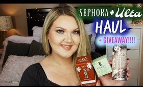 SEPHORA + ULTA HAUL |  $100 VISA GIFTCARD GIVEAWAY