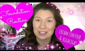 Updated Foundation Routine | How to Cream Contour & Highlight♥
