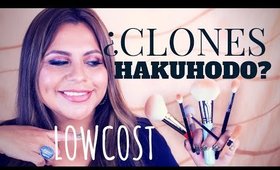 ¿Clones HAKUHODO? | brochas estilo japonés #LOWCOST. DEMO & REVIEW