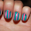 Nail art // stripes