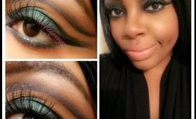 Makeup Look of the day: Just teal