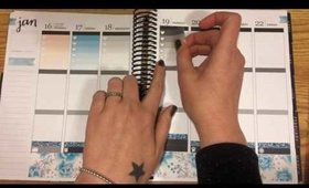 *LIVE* Winter Theme PLAN WITH ME | Jan 16 - Jan 22