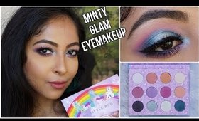 Minty Teal Eyemakeup Look for Parties | Colourpop My Little Pony Palette | Stacey Castanha