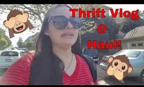 Thrift Vlog + HUGE THRIFT HAUL to Resell on Poshmark and Ebay