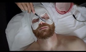 Man Gets Luxury Facial Treatment with Skin365