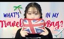 WHAT'S IN MY TRAVEL SKINCARE & MAKEUP BAG ✈️ | MissElectraheart