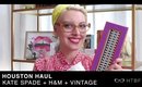 HOUSTON HAUL (Kate Spade, H&M, Vintage)