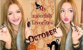 MY OCTOBER FAVORITES: MAKEUP, BEAUTY, FASHION AND MORE!