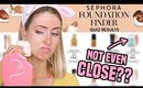 I Took SEPHORA'S FOUNDATION FINDER QUIZ & Bought Their Recommendations...?