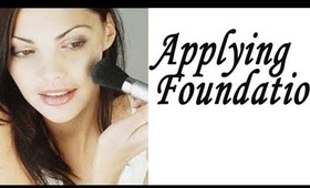 Beauty Basics; Applying Foundation.