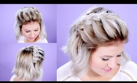 How To French Braid Short Hair | Milabu