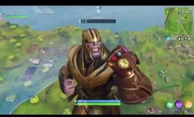 Fortnite Infinity Gauntlet Thanos Gameplay