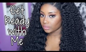 Get Ready with Me | Coral & Blue Eyeshadow w/ Matte Nude Lip! (Makeup)