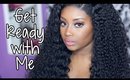 Get Ready with Me | Coral & Blue Eyeshadow w/ Matte Nude Lip! (Makeup)