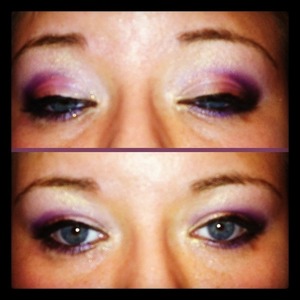 My eyeshadow for the day :)