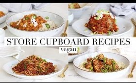 Store Cupboard Recipes (Self Quarantine) Vegan | JessBeautician