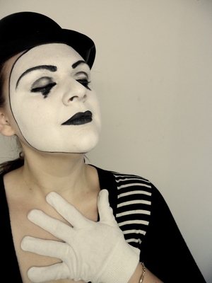 The Mime is the 3nd makeup tutorial for my 2012 Halloween series.
Watch the tutorial here:>  http://youtu.be/FUAPfbLqo80