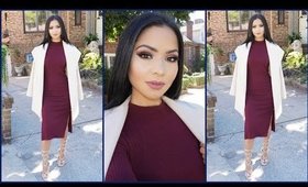 GRWM Fall Makeup + Outfit Complete Look  | Diana Saldana