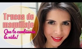 12 Trucos de Maquillaje que te cambiarán la VIDA! - Awesome Makeup tips por Lau