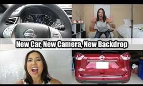 VLOG: New Car, New Camera, New Backdrop | FromBrainsToBeauty