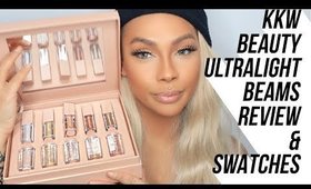 KKW BEAUTY ULTRALIGHT BEAMS REVIEW AND SWATCHES | SONJDRADELUXE