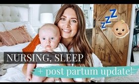 12 WEEK BABY UPDATE! NURSING, SLEEP ROUTINE & POST PARTUM | Kendra Atkins