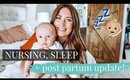 12 WEEK BABY UPDATE! NURSING, SLEEP ROUTINE & POST PARTUM | Kendra Atkins