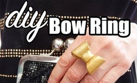 DIY Big Bow Ring