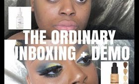 THE ORDINARY UNBOXING VIDEO | HIGH COVERAGE FOUNDATION DEMO