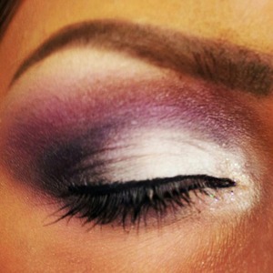 A purple smokey eye, dramatic & perfect for those bold people!