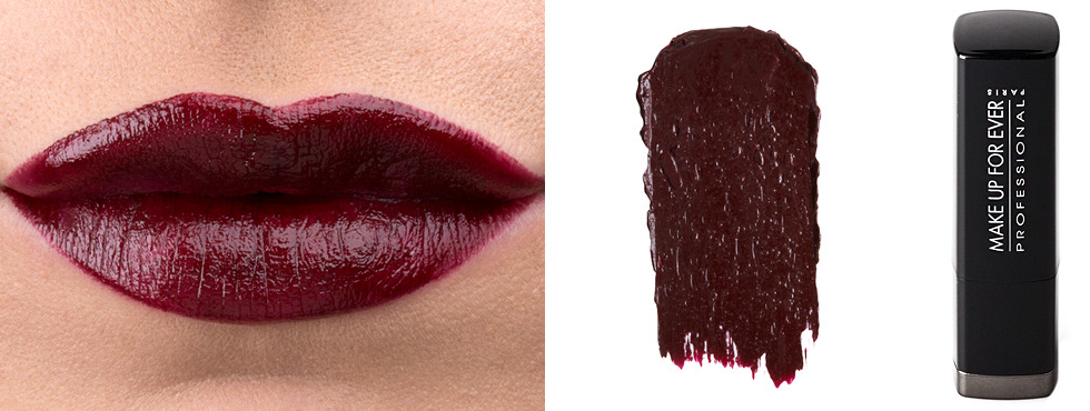 burgundy lip color