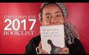 Complete List of What I Read in 2017 | #SmartBrownGirls @Jouelzy