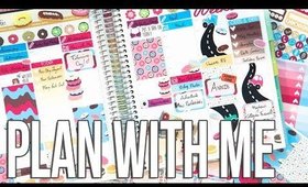 Erin Condren Life Planner Hourly Layout Plan with Me | Doughnuts Theme
