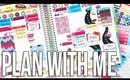 Erin Condren Life Planner Hourly Layout Plan with Me | Doughnuts Theme