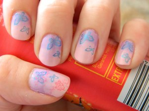 Konad Butterfly nails :)