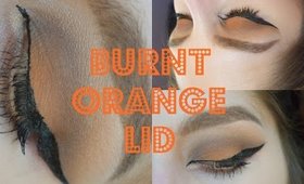 BURNT ORANGE MATTE LID || classic warm colors