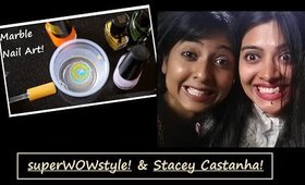 Marble Nail Art: For DUMMIES Featuring Stacey Castanha | Indian Beauty Bloggers Collab!