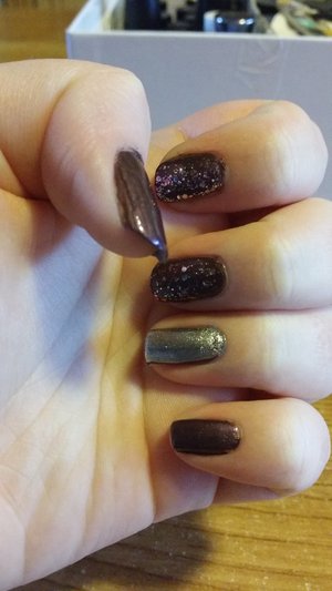 Very bad polish used but I like them.  They are no named brands. 