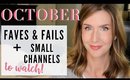October Favorites and Fails 2018 | Monthly Beauty & Lifestyle Favorites