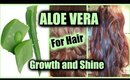 HOW TO APPLY ALOE VERA FOR HAIR GROWTH, NATURAL SHINE, STOP HAIR LOSS │ USE ALOE VERA AS HAIR SERUM