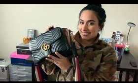 WHAT'S IN MY PURSE 2019 | Gucci Marmont