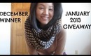 December Winner & January 2013 Giveaway (feat. NSIDEADIVASCLOSET.com)