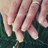 French Nails/White Nails/Swarowski/Nails
