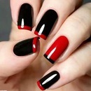 Black, Red