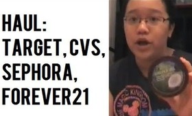 Haul: Forever21, Target, Sephora, and Aeropostale!