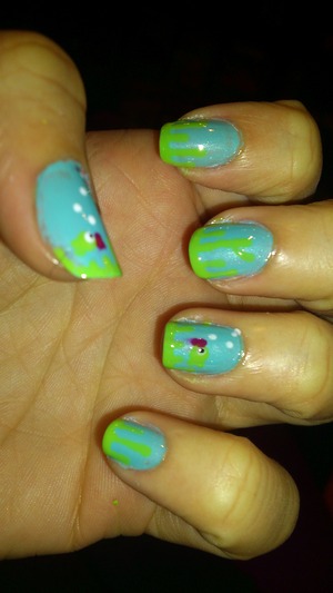 my first fish nails