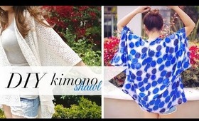 DIY Kimono Shawl - Music Festival & Beach Coverup