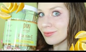 NEW PIXI Beauty Vitamin C Collection Serum, Lotion, Toner, Juice Cleanser Demo | Lillee Jean
